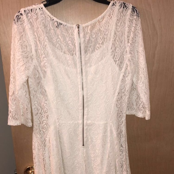 White Lace Dress - Picture 2 of 5